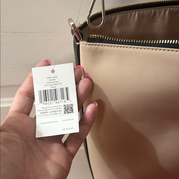 Kate Spade Beige and Black Crossbody Bag - Picture 3 of 7